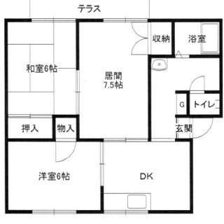 プレジール川辺 間取り図